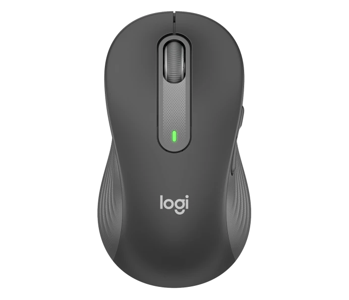 Mouse Bluetooth Logitech Signature M650 L Left p/ Zurdos Silencioso Logi Bolt Grafito Negro
